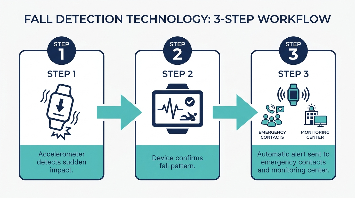 Fall detection watch types and features guide for seniors