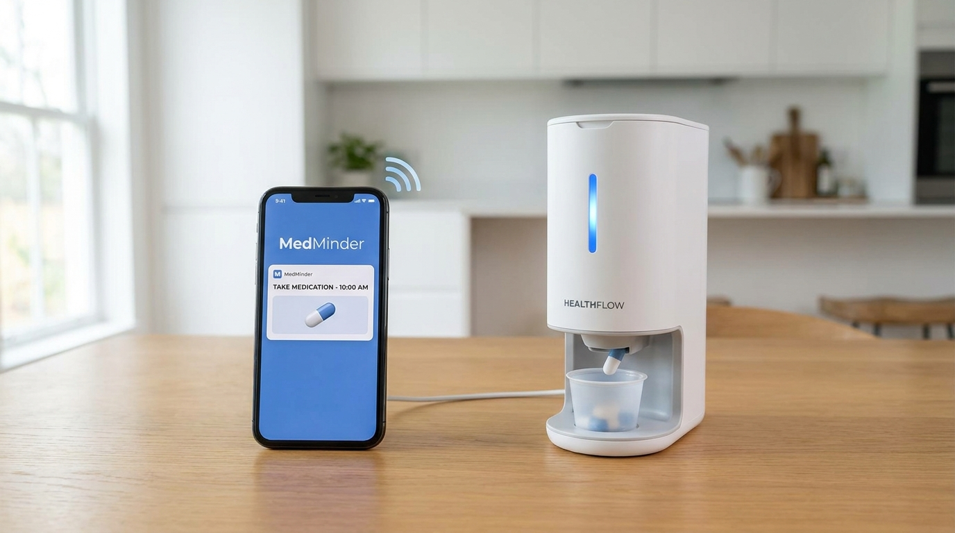 Smart pill dispenser features comparison for seniors