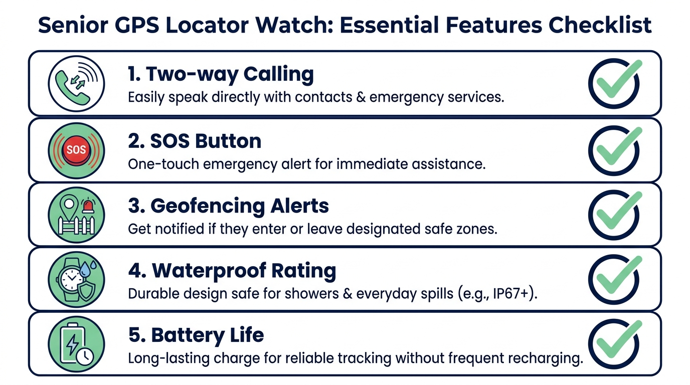 GPS locator watch for seniors buying guide and comparison